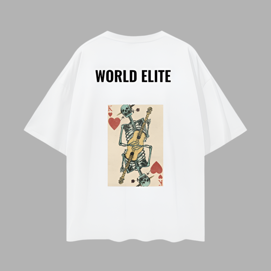 T-shirt, WORLD ELITE SKELETON Oversize cut